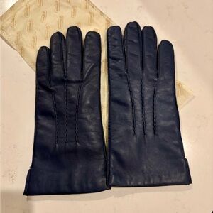 J Crew leather driving gloves- women’s L